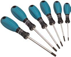 hosszabbító szár Bitfejek 6,3 mm: hexa 2 6 mm, torx T10 T30, csillag és lapos.