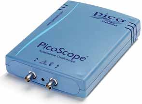 !! PC-oszcilloszkóp: PicoScope 4223 Csatorna: 2 Pontosság: ±1% Memória: 32MS megosztva Mintavételi sebesség: 80MS/s (20MS/s 3-4 csatornán) Sávszélesség: 20 MHz Függőleges felbontás: 12 bit USB