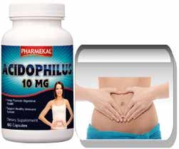 Acidofilusz 10 mg gélkapszula 100 db Támogathatja a gyomor, bél- és immunrendszer egészséges működését.