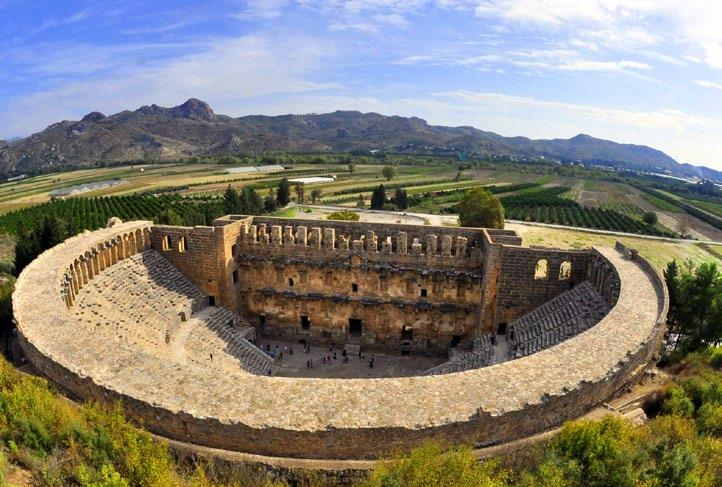 ASPENDOS Kirándulások PERGE-ASPENDOS-KURSUNLU KIRÁNDULÁS Menjen