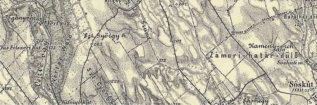 Az 1944-es Helységnévtár adatai szerint Etyek község határa 8960 kat. hold volt. Hozzátartoztak: Bot, Dávid-major, Háromrózsa, József-major, Klementin-major, Ödönmajor, Paszkalin-major, Richárd-major.