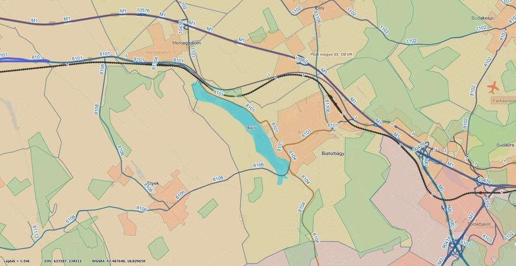1.15. Közlekedés, meglévő közlekedési infrastruktúra, térségi kapcsolatok 8106.