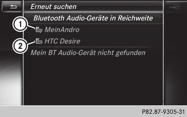 Bluetooth Audio üzemmód 99 Bluetooth Audio engedélyezése : Már engedélyezett, hatótávolságon belüli Bluetooth audiolejátszó ; Újonnan felismert, hatótávolságon belüli Bluetooth audio üzemmóddal
