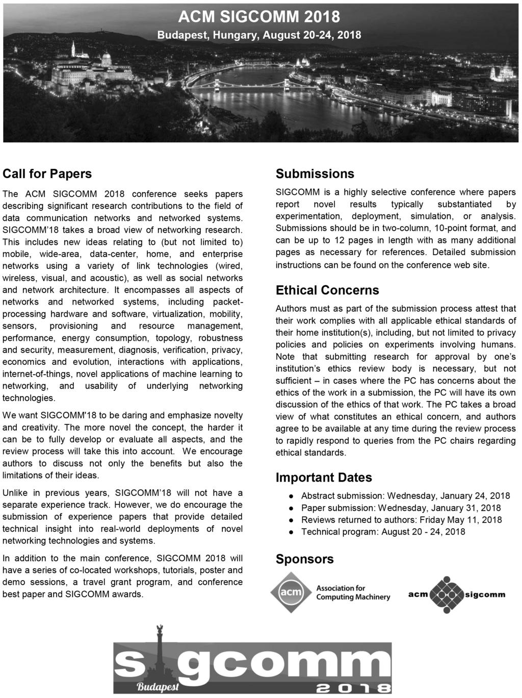 ACM SIGCOMM 2018,