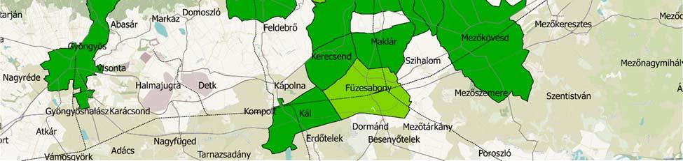 erősebb a területi koncentráció.