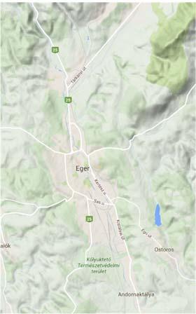 gyorsforgalmi bekötőutat jelenti (M3 assal való összekötés). Ezen túlmenően az M8 jelű út megépítése szerepel a tervek között. 3.2.1.2 Természeti adottságok 17.