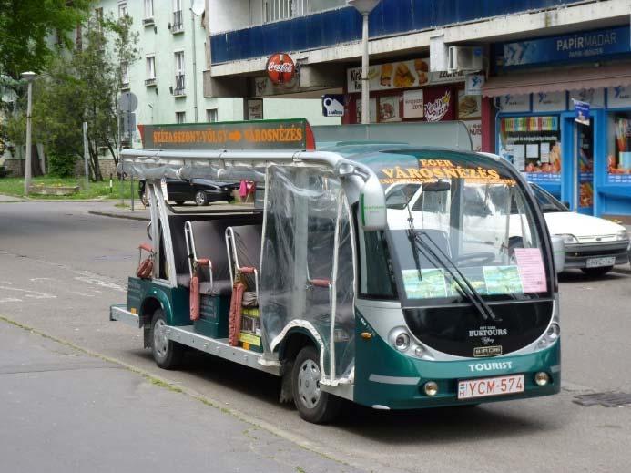 Le és felszállóhelyek a városban több helyen ki vannak jelölve (többek között a strandnál).