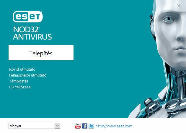 Telepítés Az ESET NOD32 Antivirus telepítése problémákat okozhat a számítógépen, ha telepítve van egyéb vírusvédelmi termék vagy biztonsági szoftver.