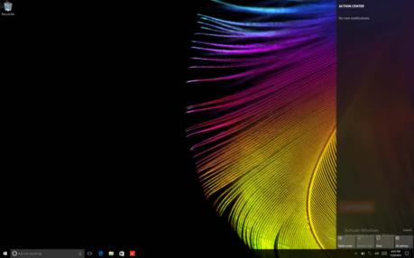 2. fejezet: A Windows 10 használatának megkezdése (folytatás) Gyakran használt kézmozdulatok Pöccintés A jobb vagy bal szélétől kezdje, majd pöccintsen befelé a közepe irányába.