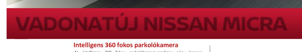 Vadonatúj Nissan Micrában érhető