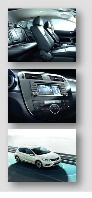 NissanConnect, a Nissan intelligens kulcs, a nyomógombos motorindító rendszer, az automatikus ablaktörlők és a