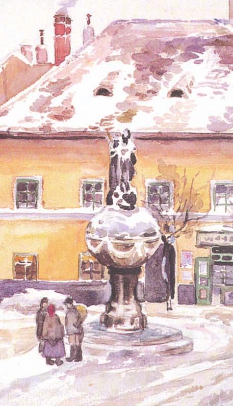 Mária kút Autheridné, Hannibál Gizella: Festőház Bielitz Margit: Orsolya tér belekeveredett, mivel a szigorú vizsgálat során bevallotta, hogy Deimel Borbálától több ajándékot, többek között egy fél
