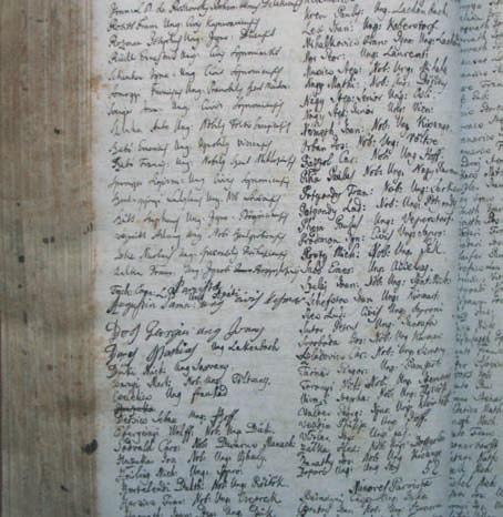 1777-ben viszont már a lakosság 51%-a katolikus, ez az arány a következő években pedig tovább nőtt.
