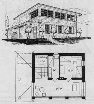 154 Wettstein Domonkos 4. ábra. Kiss Tibor ajánlati tervei (Forrás: Antal 1931) gálták.