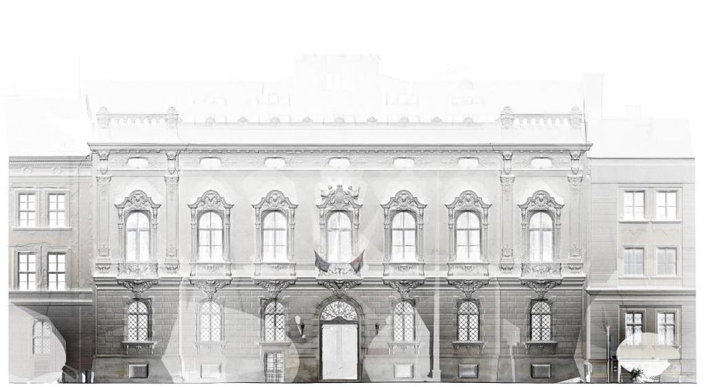 Károlyi-Csekonics palota felmérési terve