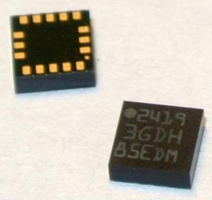 MEMS giroszkóp STM L3GD20H 3-tengelyű digitális kimenetű szögsebesség érzékelő LGA-16 tok 3x3x1 mm I 2 C/SPI digitális