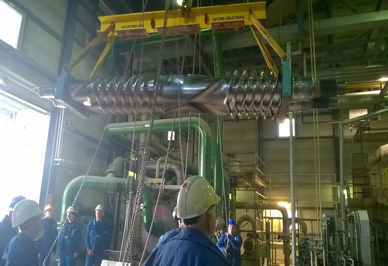csiga és házelem felújítása PP-3 NJ Reaktor szilárdsági nyomáspróbák Tűzivíz vezeték felújítás Reteszrendszeri felújítások