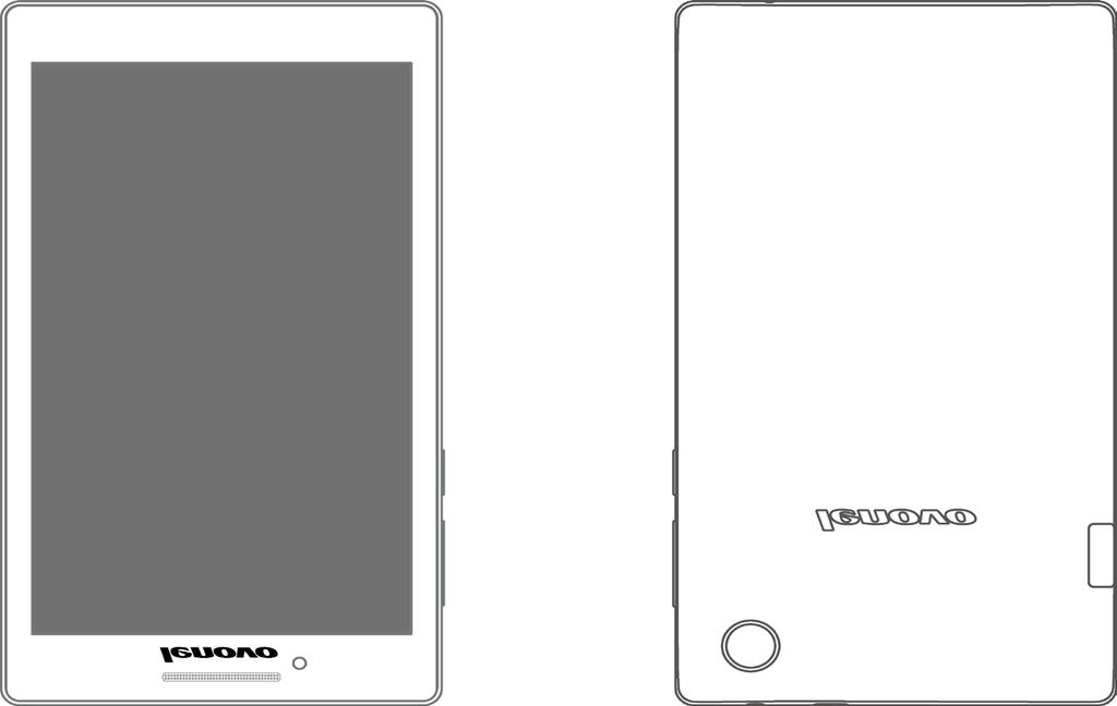 Megjegyzés: Csak a Lenovo TAB 2 A7-20F készülék hátsó kamerával rendelkezik. 1-2 Gombok Be-/kikapcsológomb A táblagép bekapcsolásához nyomja le és tartsa lenyomva ezt a gombot kb.