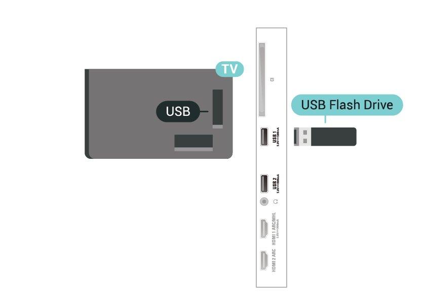számítógéppel való használathoz újra kell formázni. USB-s merevlemez formázásához... 1 - Csatlakoztassa az USB merevlemezt a TVkészüléken található USB csatlakozók egyikéhez.