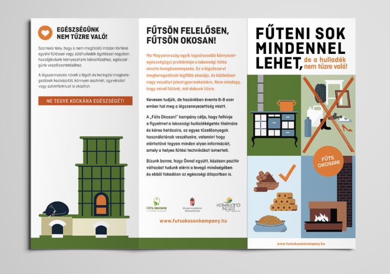 Emellett a kampány valamennyi eleme megtalálható rajta: A3 méretű plakátok, kiadványok, kisfilmek,