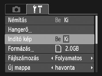 A fényképezőgép beállításainak módosítása A gyakran használt funkciók a 3 lapon szabhatók testre (45. oldal).