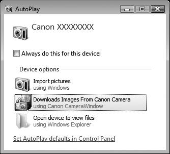 Képek másolása számítógépre megtekintés céljából 2 3 4 Csatlakoztassa a fényképezőgépet aszámítógéphez. Kapcsolja ki a fényképezőgépet.