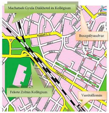 Így jut el hozzánk: Soproni egyetemi diákhotel és kollégium
