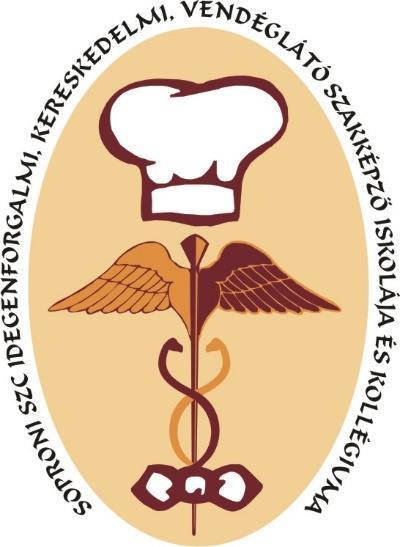 2016 HÁZIREND Soproni SZC Idegenforgalmi, Kereskedelmi, Vendéglátó