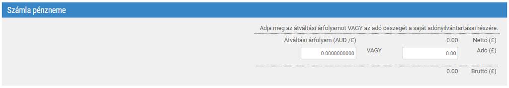 A számla dátumát, a fizetési határidőt és a kézbesítés dátumát mindenképpen a naptár segítségével válassza ki.