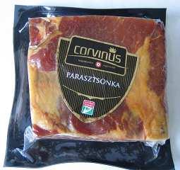 Termék megnevezése CORVINUS PARASZTSONKA pácolt, füstölt 1,2 Kg Vizsgálati ek: