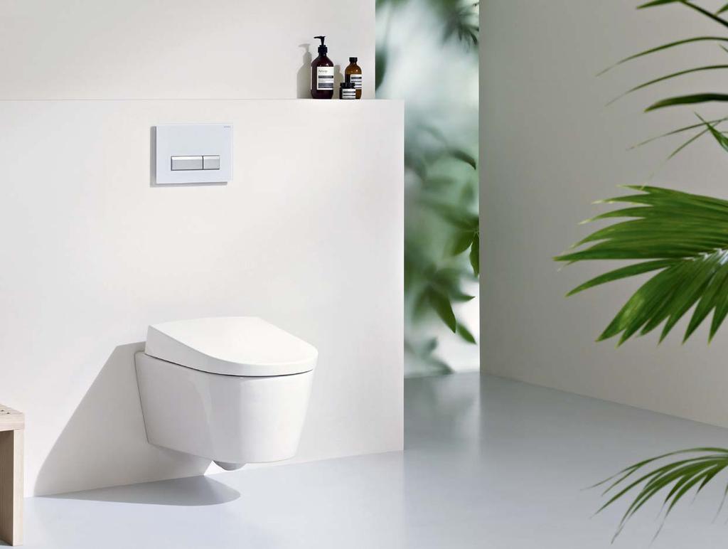 AquaClean Sela: egy WC-kerámia zuhany funkcióval, mely úgy néz ki mint egy hagyományos WC-csésze.
