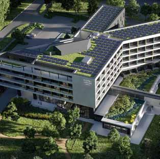 Az állatpark tőszomszédságában Pangea Ökocentrum és Szálloda, egy oktató- és konferenciaközpont létesül tantermekkel, rekreációs helyiségekkel és 38 hotelszobával.