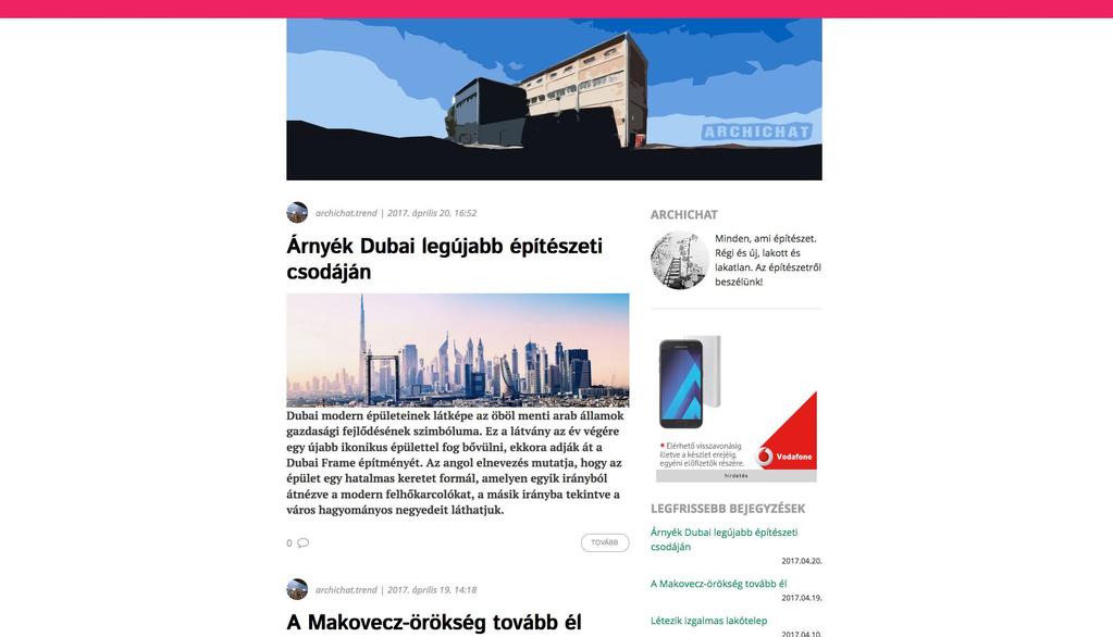 ARCHICHAT - ÉPÍTÉSZET Szigorúan építészettel foglalkozó blog, magyar és nemzetközi színtér vizsgálata, elemzések, tervek bemutatása,