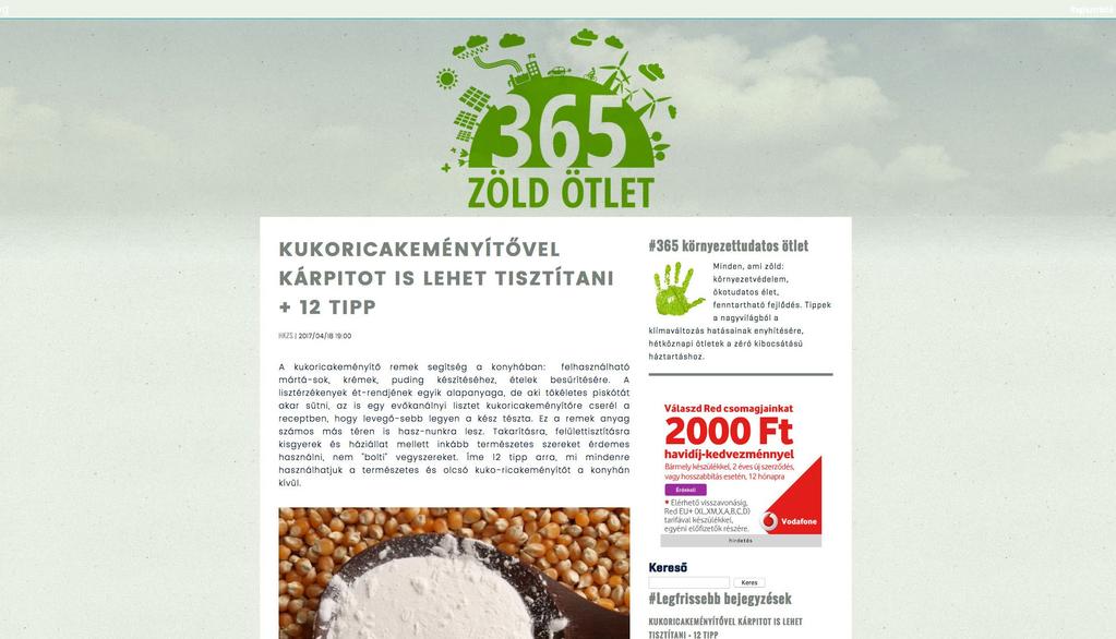 365 - KÖRNYEZETVÉDELEM Minden, ami zöld: környezetvédelem, ökotudatos élet, fenntartható fejlődés.