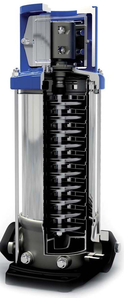 DPV B SOROZAT NINCS HOZZÁ FOGHATÓ! A közel 60 éves gyártói tapasztalattal rendelkező DP-Pumps kifejlesztette a legjobb hatásfokú függőleges tengelyű, többfokozatú centrifugál szivattyúit.