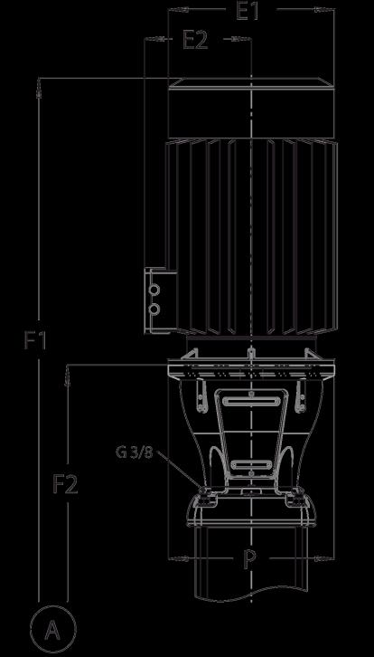 DPV(C/S)F 85B 50HZ 2 és 4 PÓLUSÚ - DIN V tengelykapcsolós; V1 2 pólusú Model Nyomás osztály Telj. Motor adatok DPV(C/S)F kw E1 E2 P F1 F2 Súly kg 85/1-1 5.5 266 178 300 970 641 143 85/1 7.