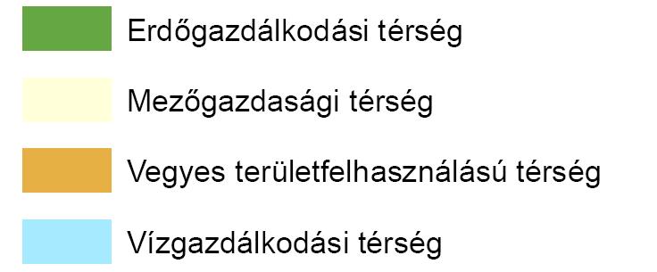 területfelhasználású térségbe tartozik. b.