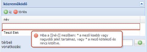 Üres sor a létrehozó/szerző mezőben Létrehozó / szerző,
