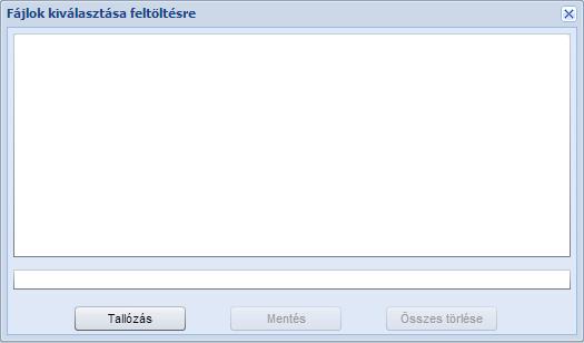 Dokumentum feltöltés -re kattintva tallózás, majd mentés.