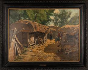 jobbra lent / Signed right below: Kézdi-Kovács L. 1914 Kikiáltási ár: 80 000 Ft Starting price: 250 12.