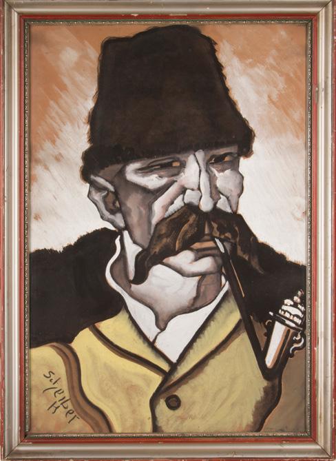 ceruza, papír/ pencil on paper 28 x 38 cm Jelezve jobbra lent / Signed right below: hagyatéki pecsét / legacy stamp Hátoldalán
