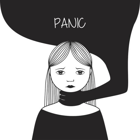 Pánikbetegség Visszatérő, váratlan pánikrohamok (nyugalomban vagy alapvetően szorongó állapotból) Pánikroham: hirtelen félelmi hullám vagy erős diszkomfort érzés. Perceken belül eléri csúcspontját.