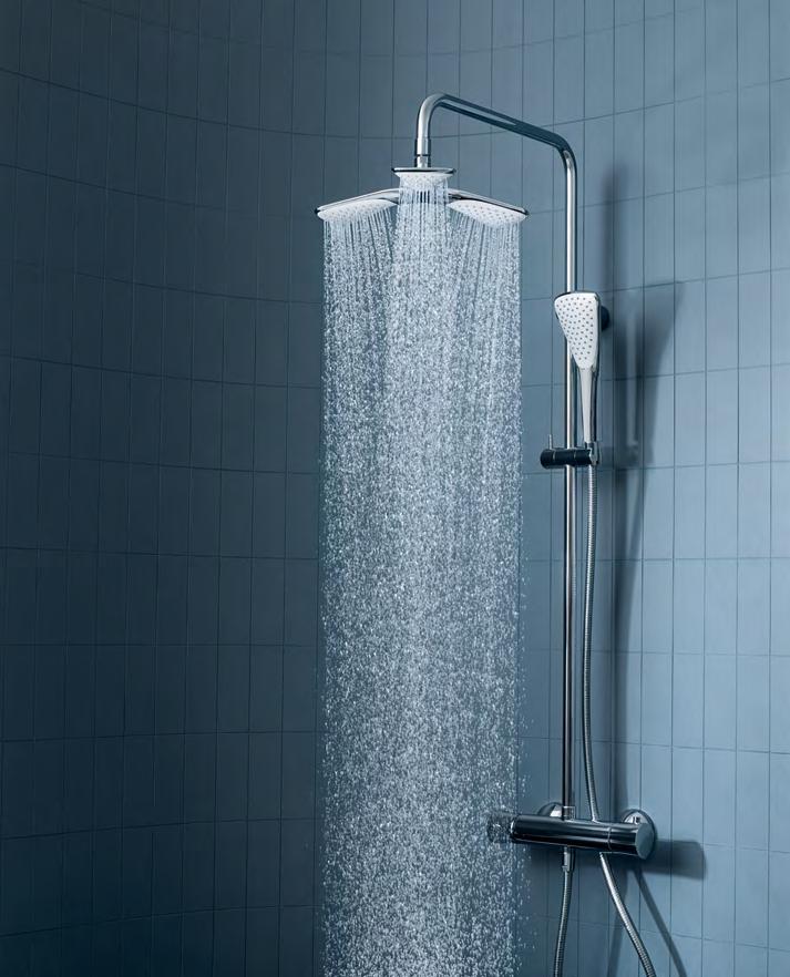 6709505-00 THERMOSTAT DUAL SHOWER SYSTEM: