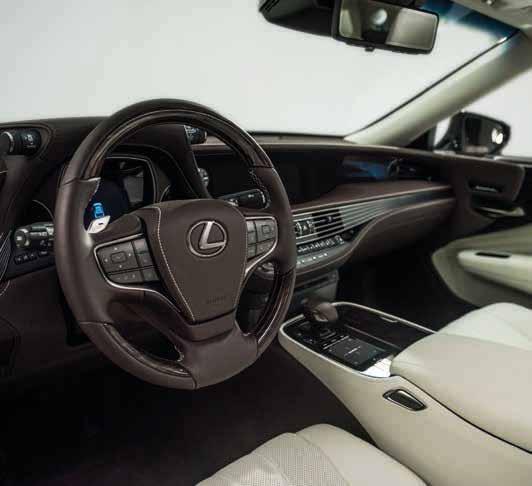 MULTI STAGE HYBRID MULTI STAGE HYBRID RENDSZER AZ LS 500h A LEXUS ÚJ MULTI STAGE HYBRID RENDSZERÉT ALKALMAZZA, AMELY VADONATÚJ TELJESÍTMÉNNYEL ÉS VEZETÉSI ÉLMÉNNYEL RUHÁZZA FEL A HIBRID JÁRMŰVET.