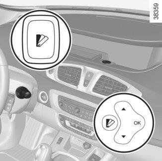 KIJELZŐK ÉS MUTATÓK (1/2) Fordulatszámmérő (ford/perc 1 000) 3 1 A A kijelzőegység választott egyéni beállításainak megfelelően jelenik meg.