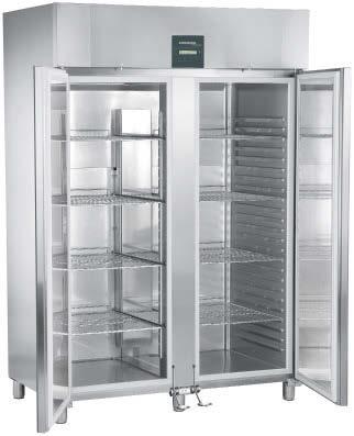 Hűtőszekrények GN 2/1, hűtéssel és nemesacél tal Hűtőszekrények GN 2/1, hűtéssel GKPv 690 Profi PremiumLine GKPv 190 Profi PremiumLine GKPv 10 Profi Line GKPv 60 Profi Line GKPv 63 Profi Line 601 / l