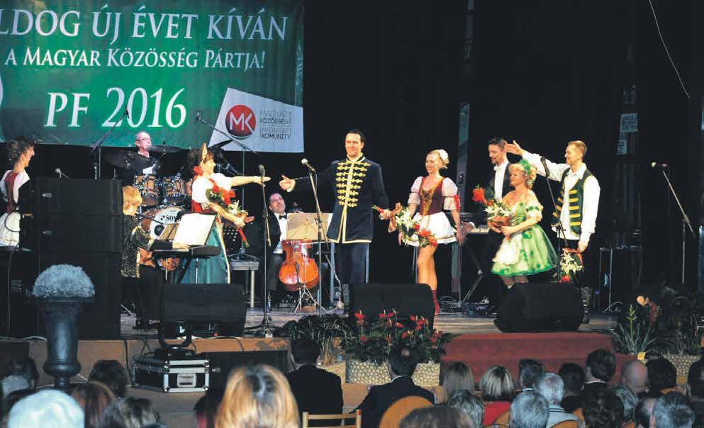 Nagy slágerek hangzottak el híres magyar operákból és operettekből, többek között felcsendült Bánk bán híres áriája is, a könnyedebb műfajból pedig a Csárdáskirálynő legismertebb dallamai.