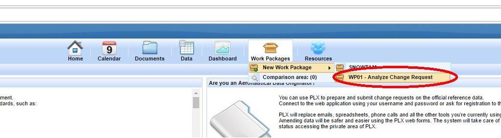 Work Package nyitás Az