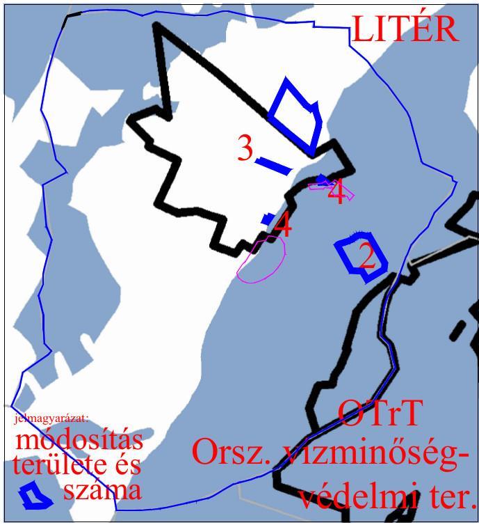 vízminőségvédelmi terület övezete.