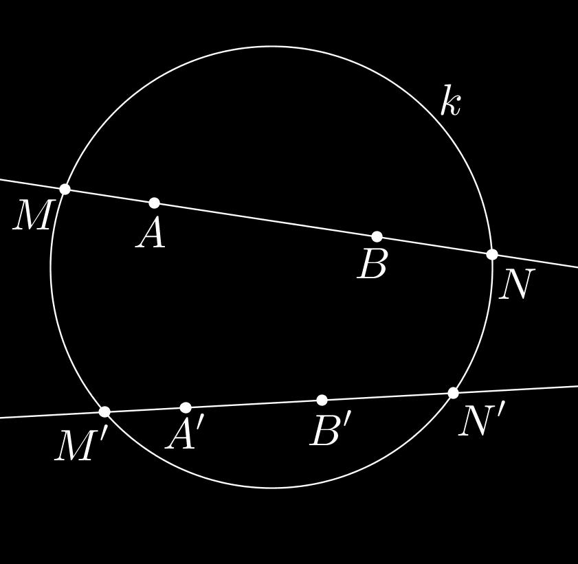 modellbeli távolságot. A κ kollineáció σ modellsíkra való lesz kítése tehát egybevágósági transzformációt ad a modellben. 8.